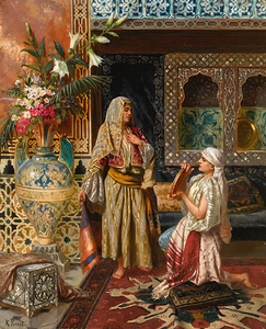 The favourite by Rudolf Ernst [1854–1932]